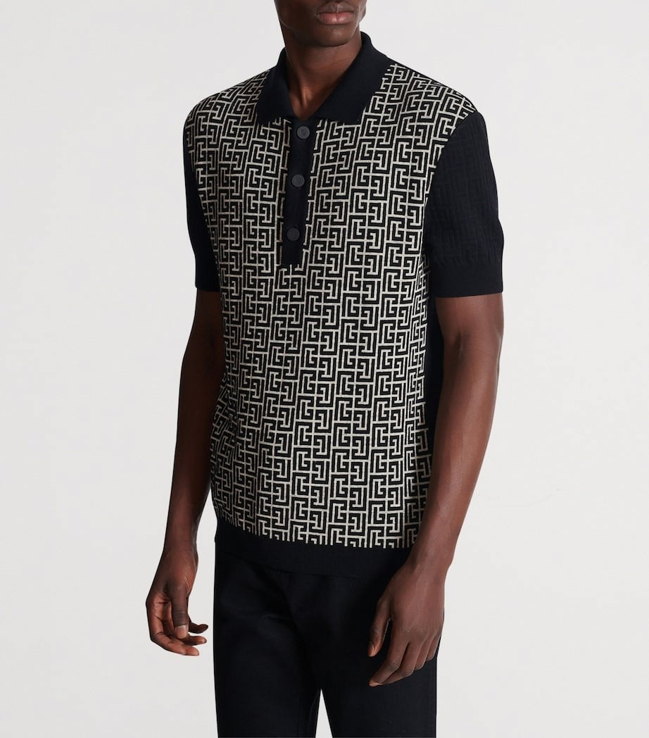 PB Labyrinth Knitted Polo Shirt