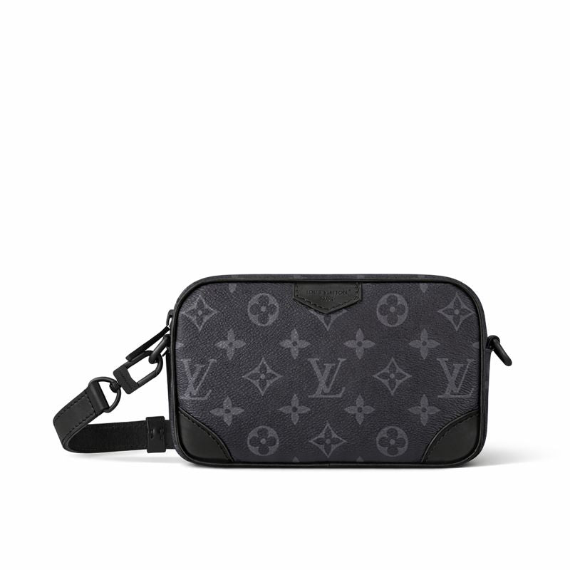 Eclipse Pochette / Mini Crossbody Bag (Black/Grey)