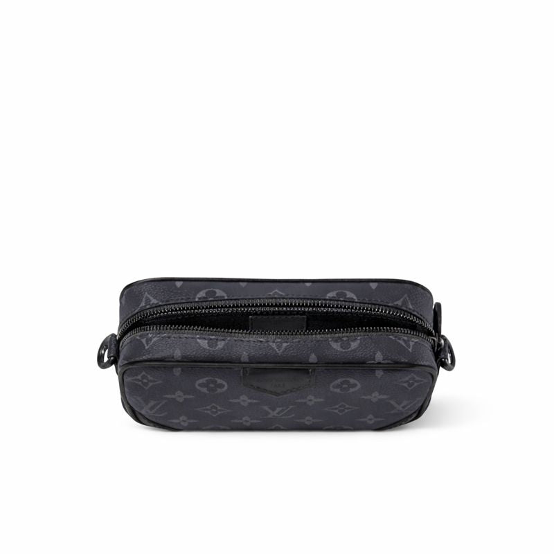 Eclipse Pochette / Mini Crossbody Bag (Black/Grey)