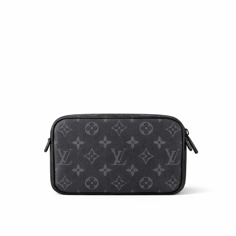 Eclipse Pochette / Mini Crossbody Bag (Black/Grey)