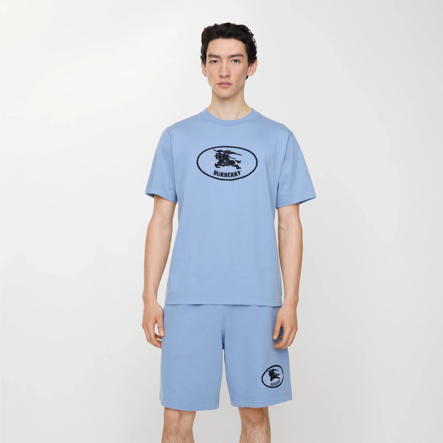 Knight Stamp Cotton T-Shirt
