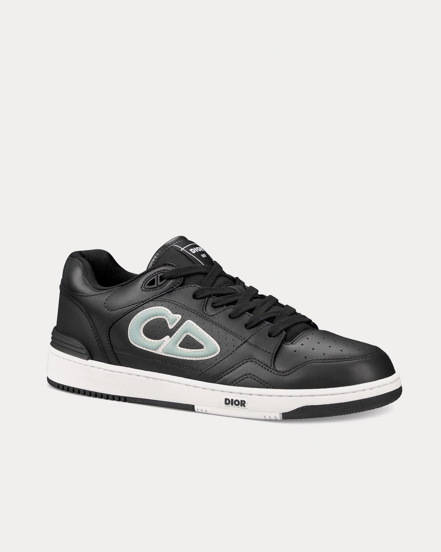 B57 Low-Top Sneaker – Black with Ice Blue CD Signature
