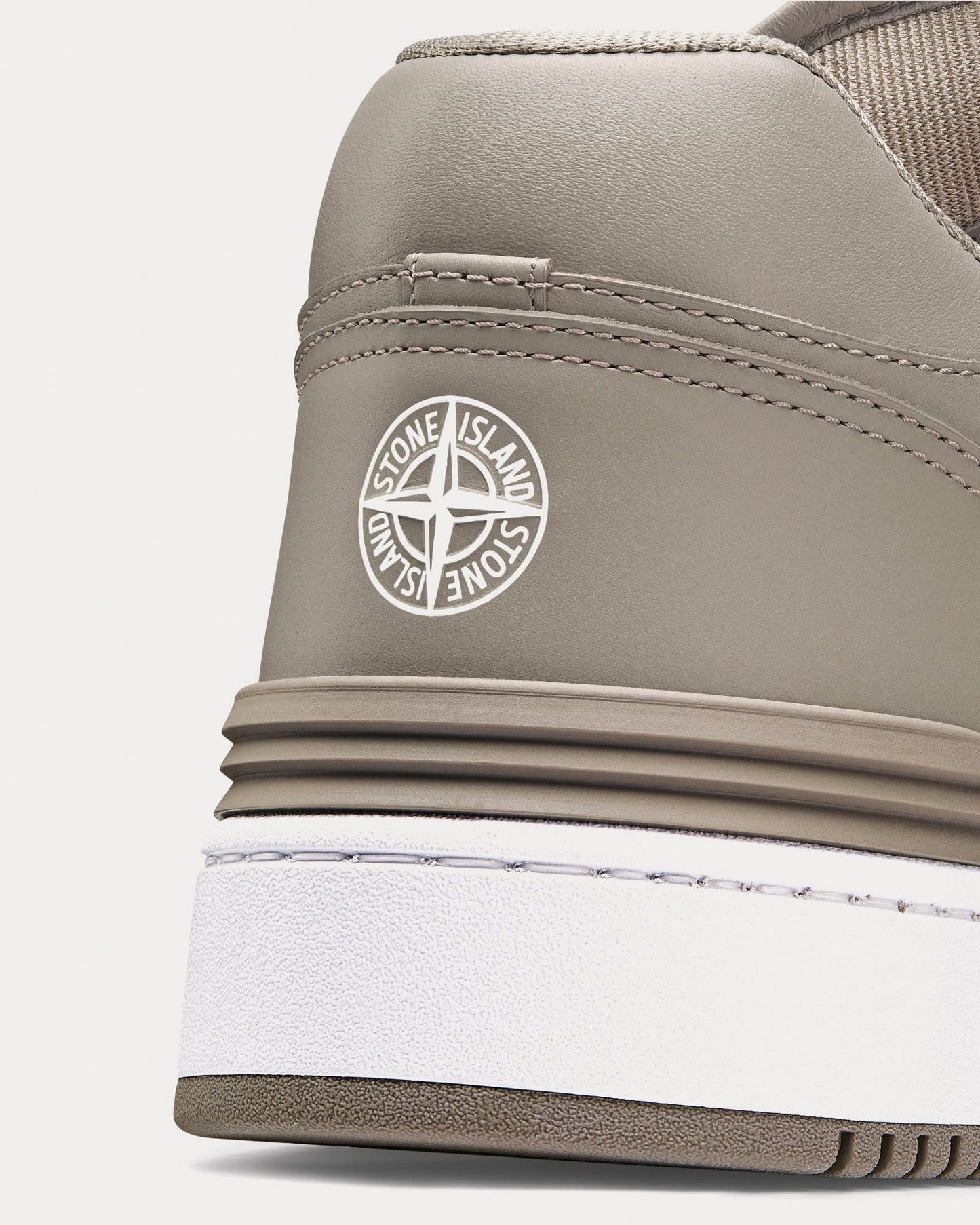 B57 Low-Top Sneakers in Taupe with Yellow CD Signature