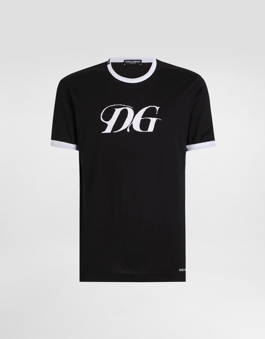 Cotton T-Shirt with DG Print