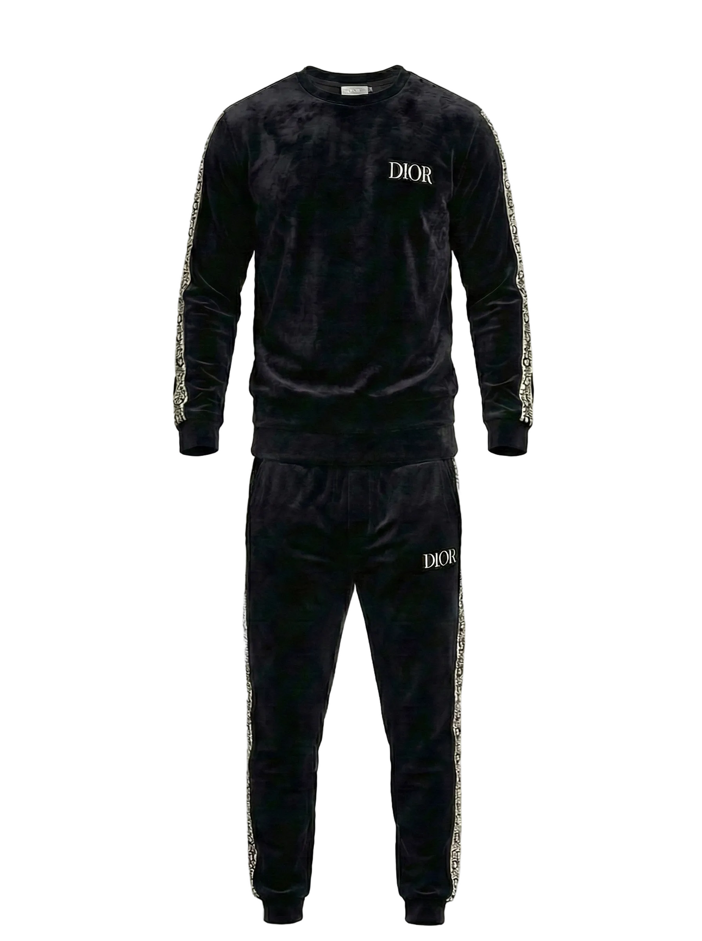 Logo Knit Sweatshirt with Signature Sleeve Band