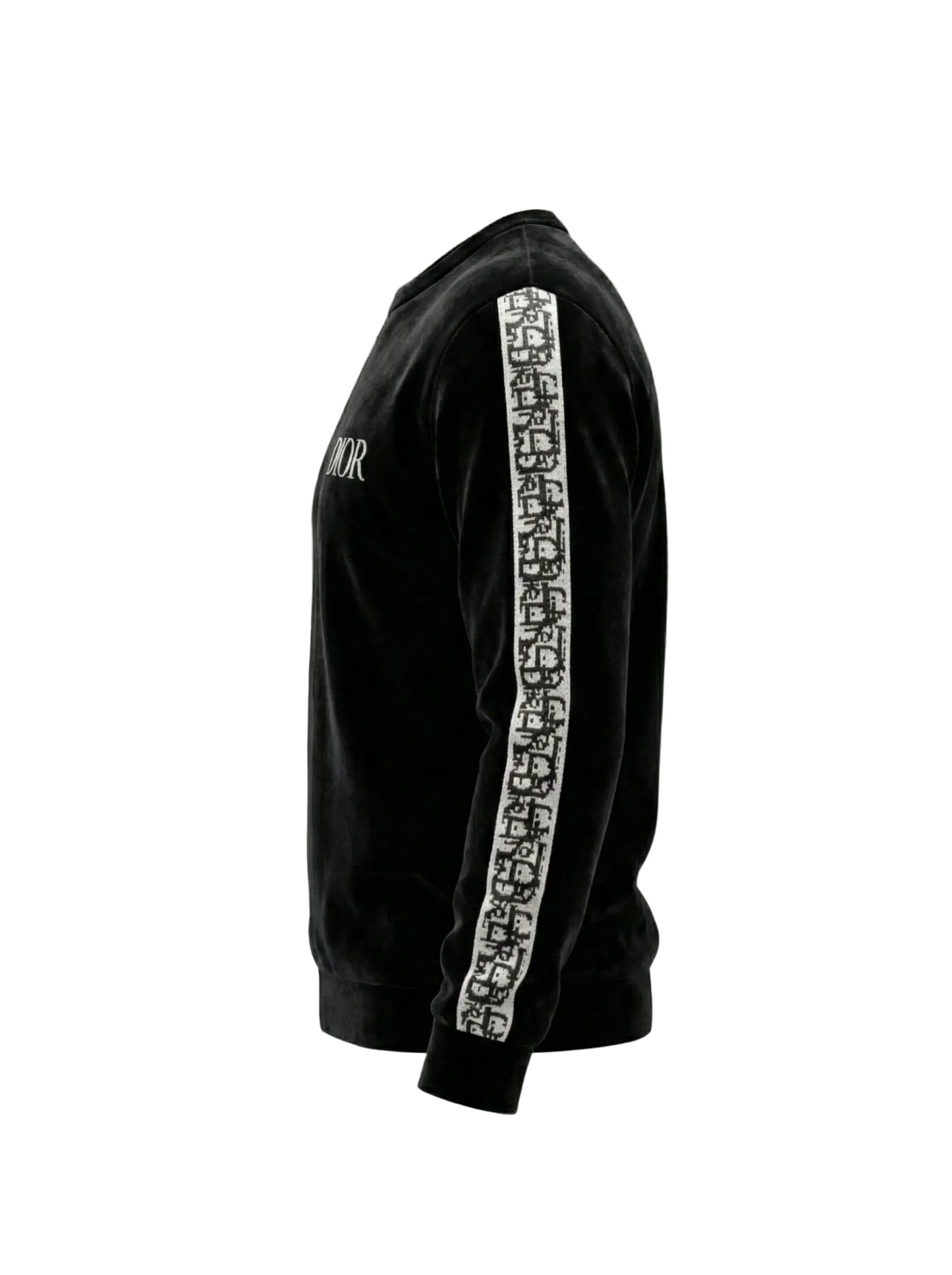 Logo Knit Sweatshirt with Signature Sleeve Band