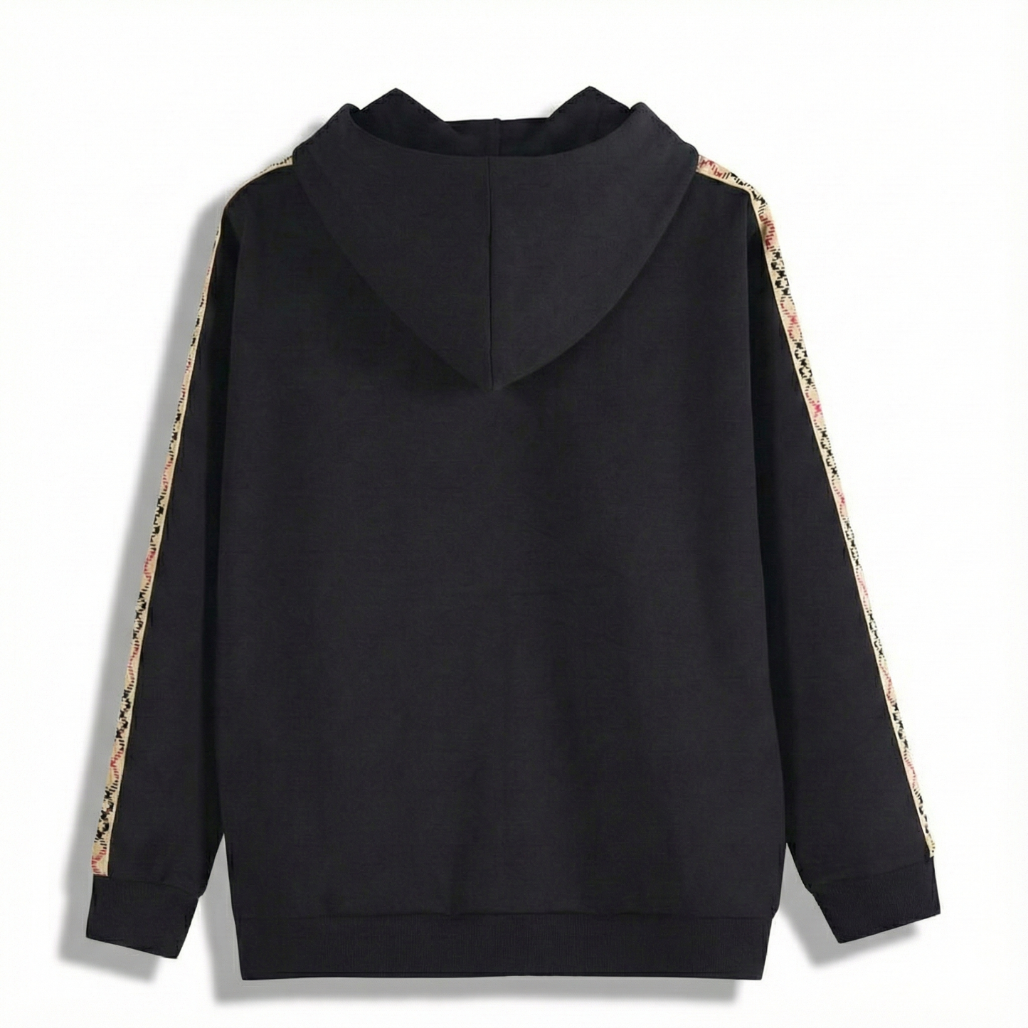 Zip Hoodie with Icon Stripe Detail