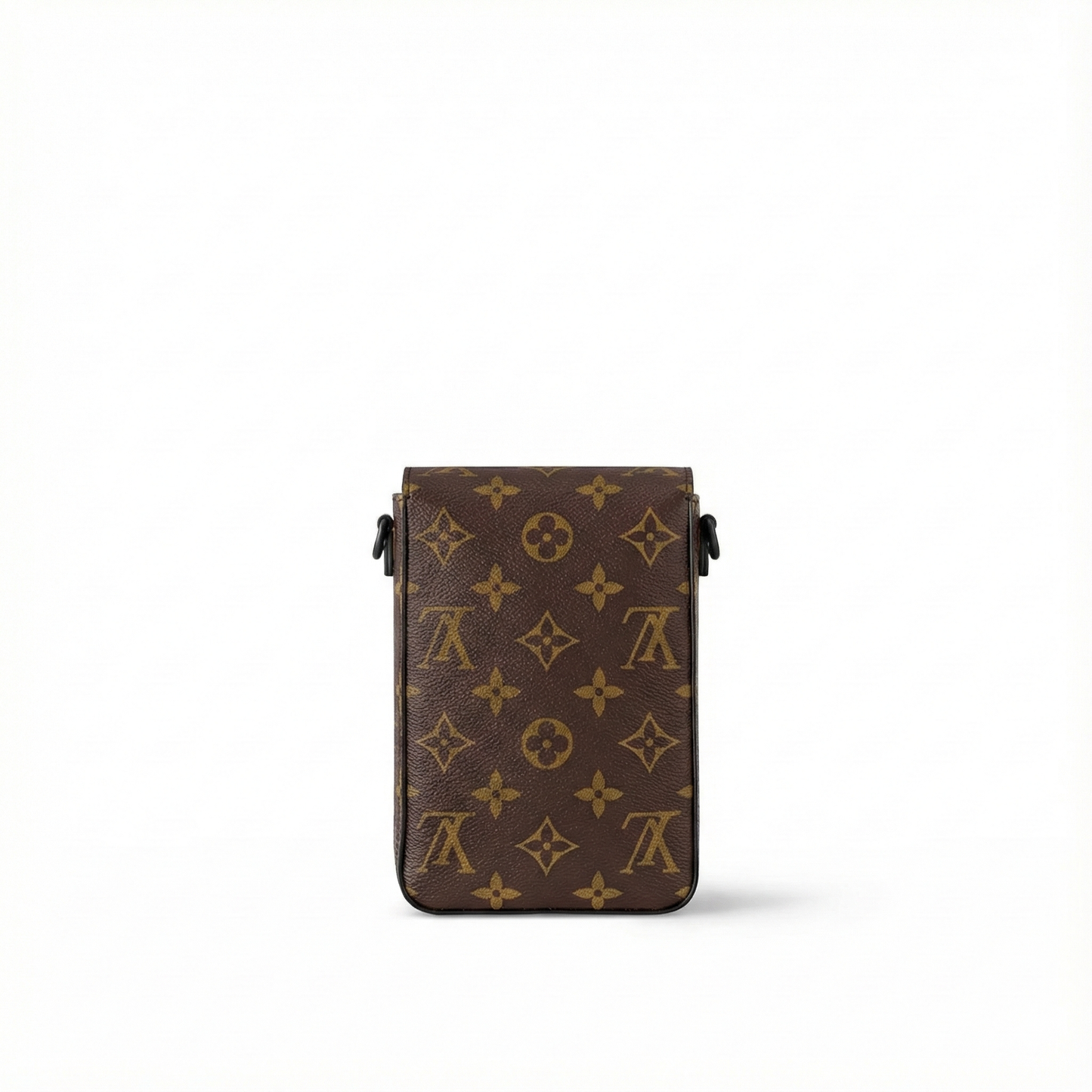 Monogram Mini Utility Crossbody Bag (Brown/Black)