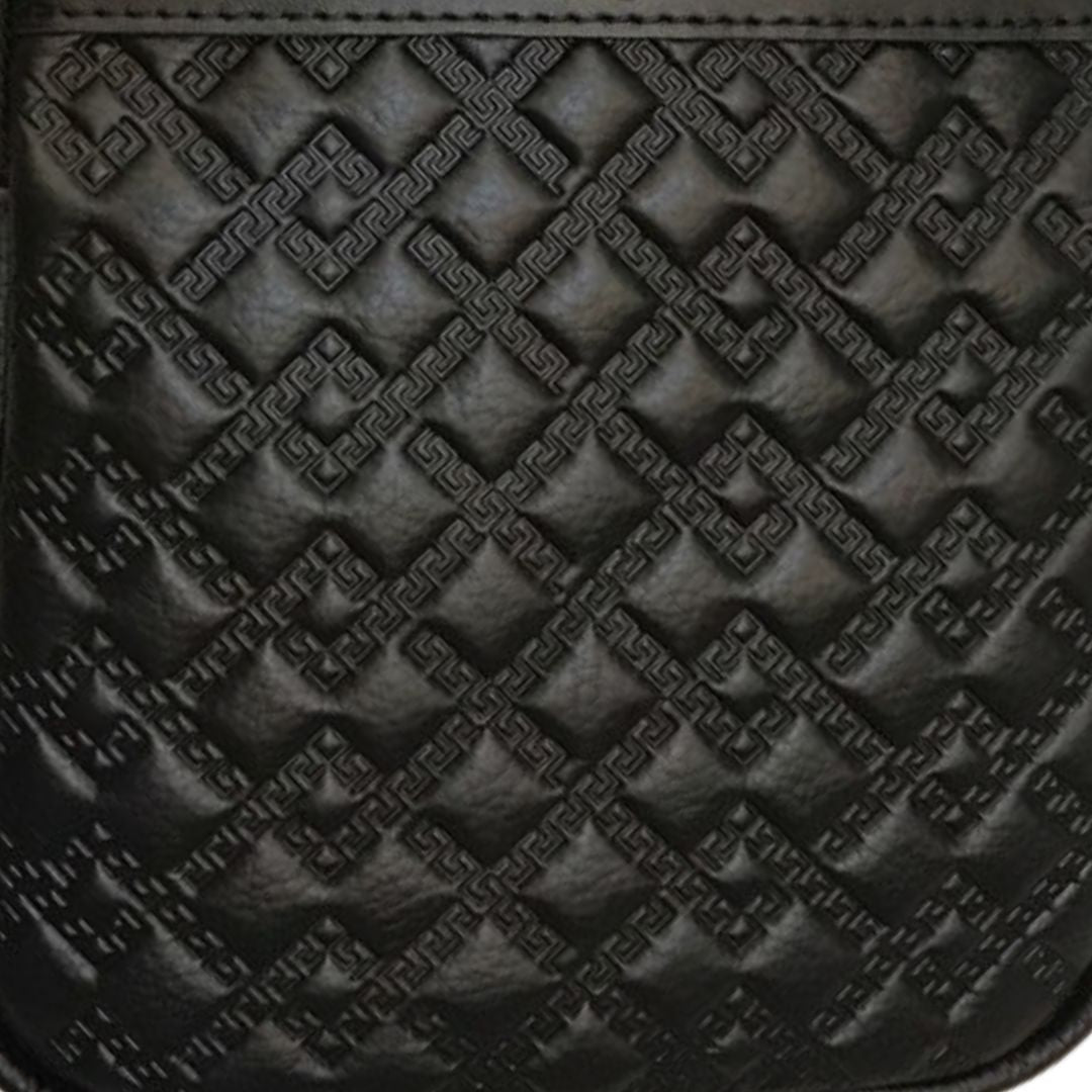 Embossed Leather Sling Bag