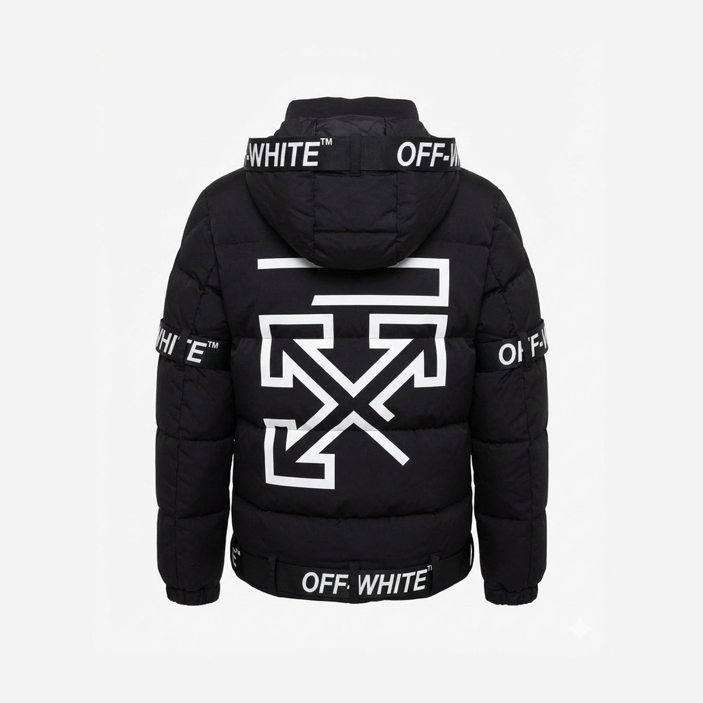 Arrows Logo Industrial Puffer Jacket