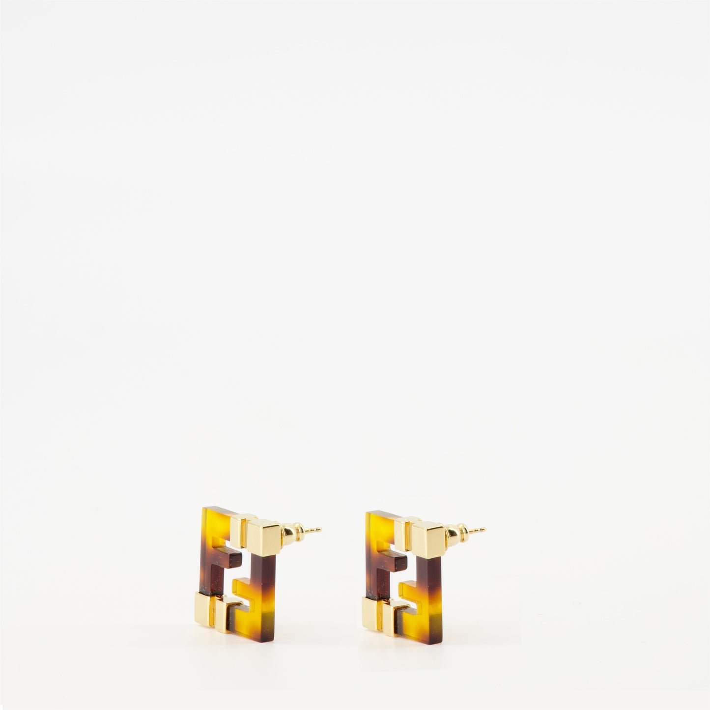 Tortoiseshell Motif Earrings