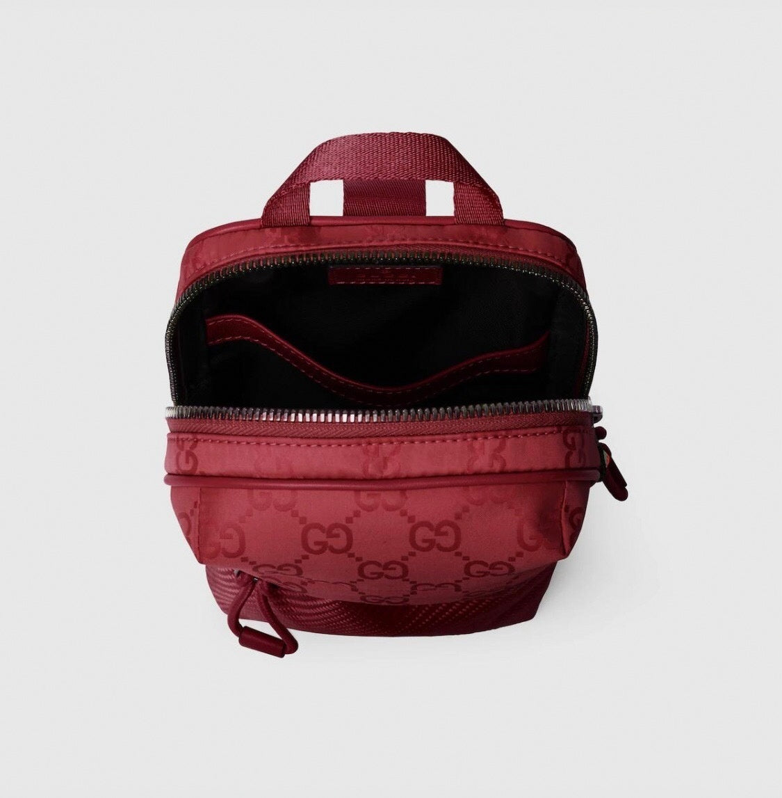 Mini Red Crossbody Utility Bag