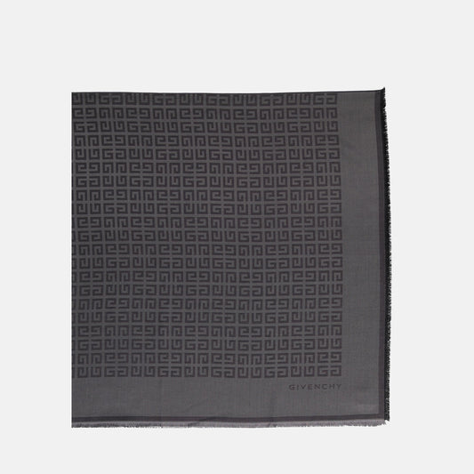 4G Monogram Scarf – Grey