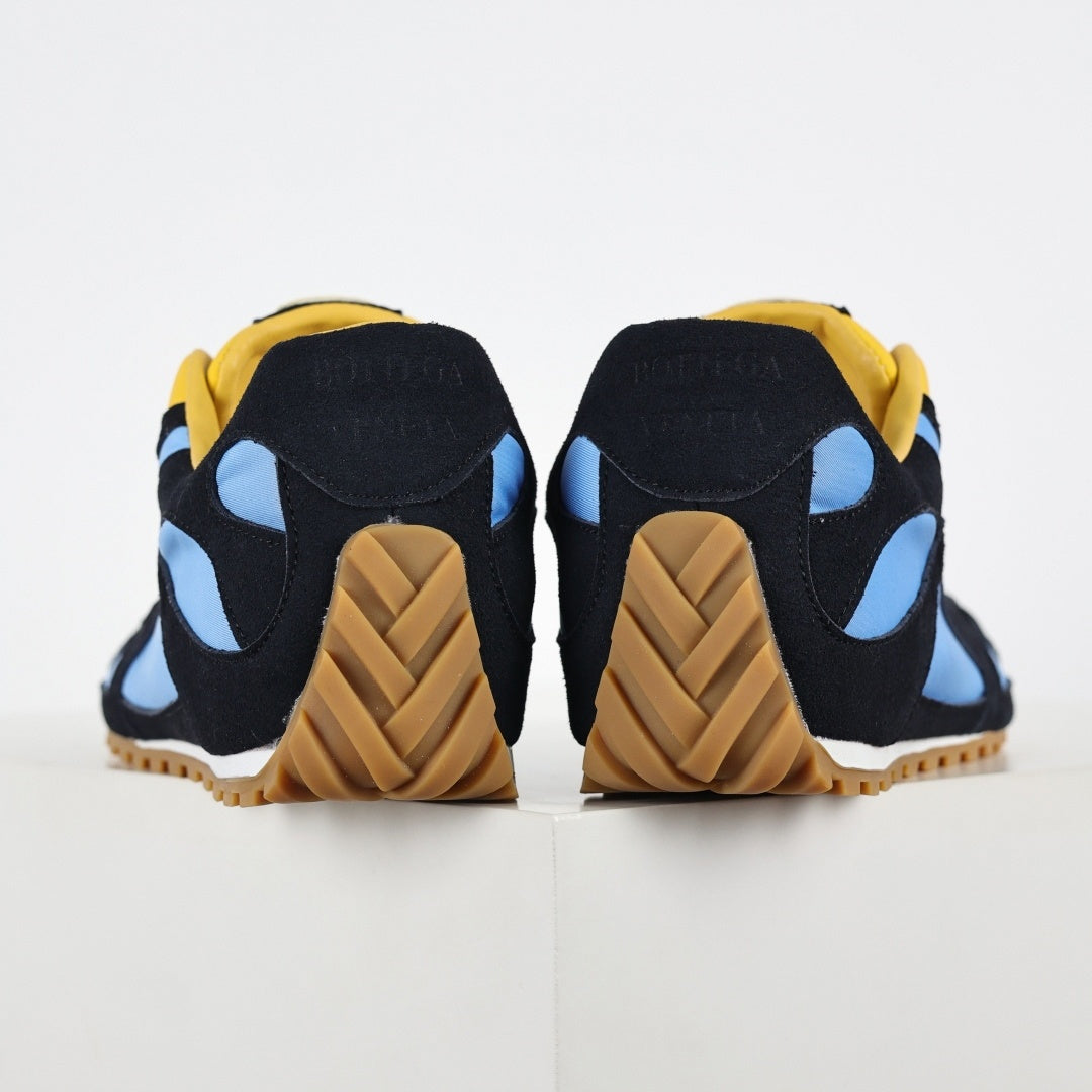Orbit Flash Sneakers in Navy, Light Blue & Yellow