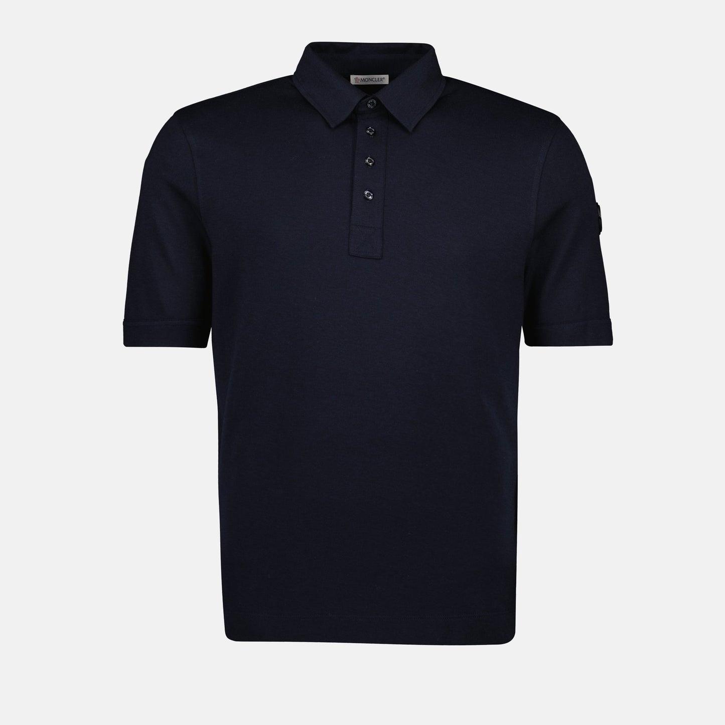 Navy Polo Shirt with Minimal Design