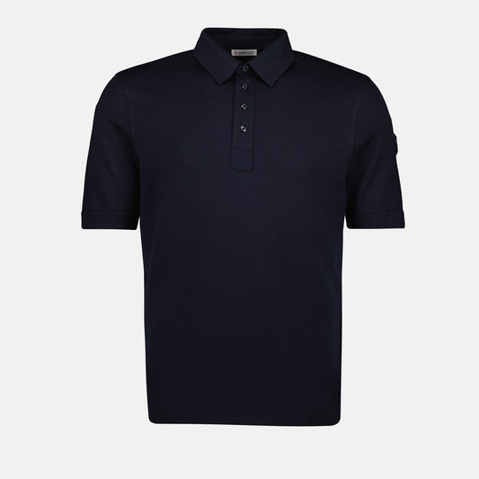 Navy Polo Shirt with Minimal Design