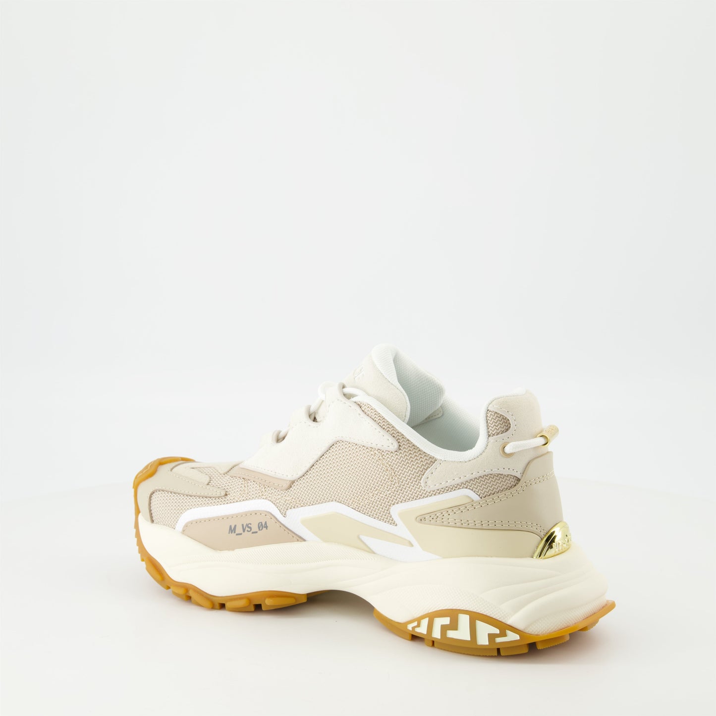 Beige Chunky Runner Sneakers