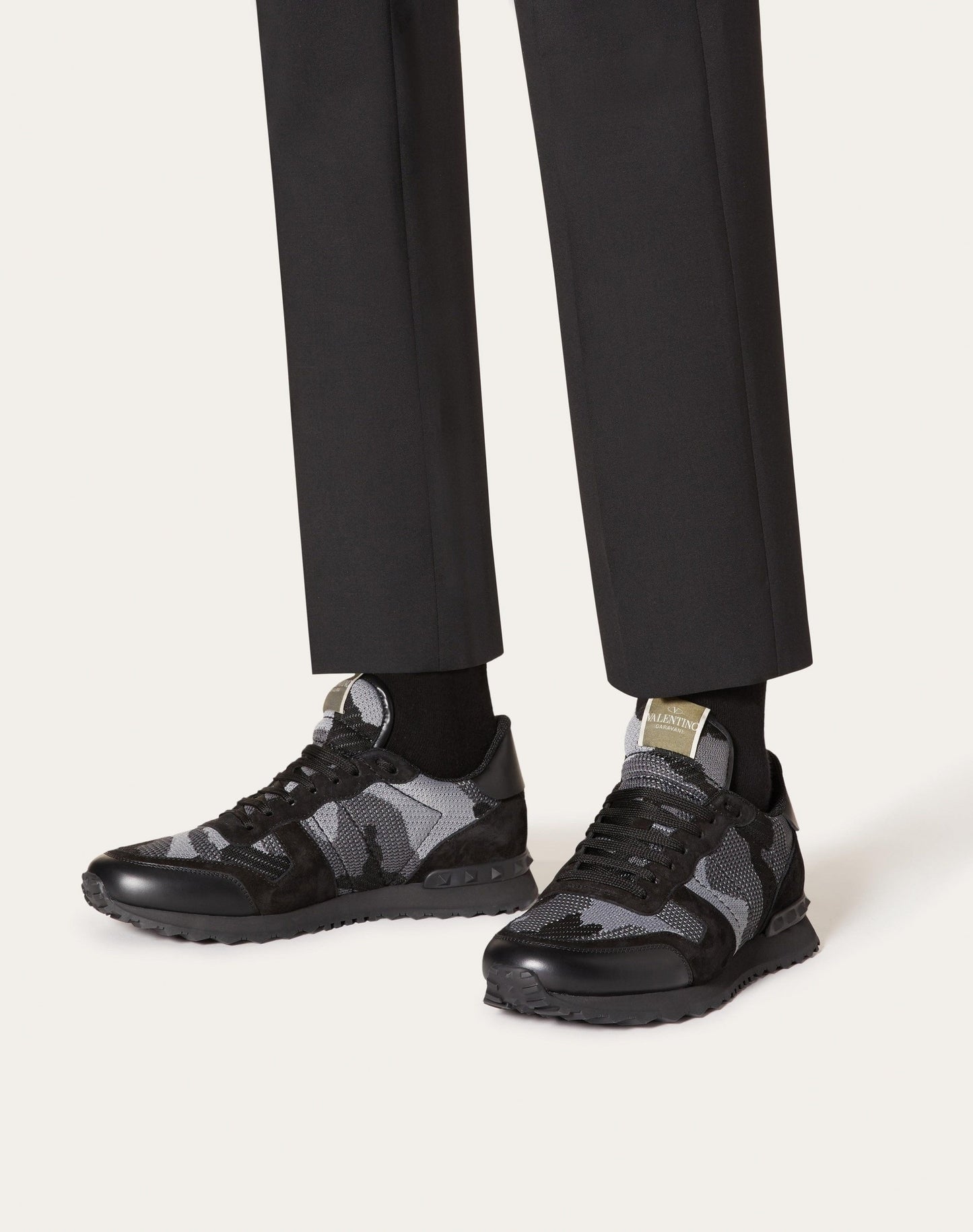 Mesh Fabric Camouflage Rockrunner Sneaker