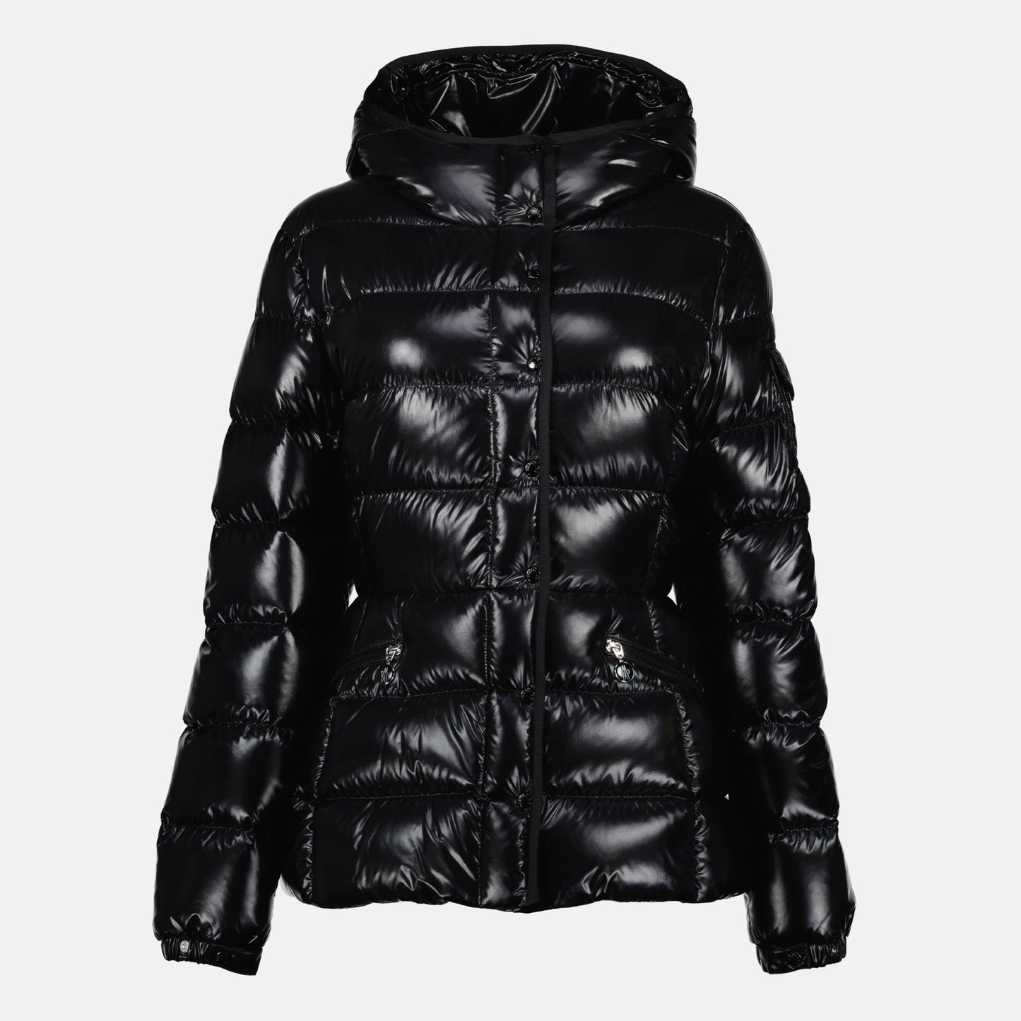 Glossy Hooded Puffer Jacket