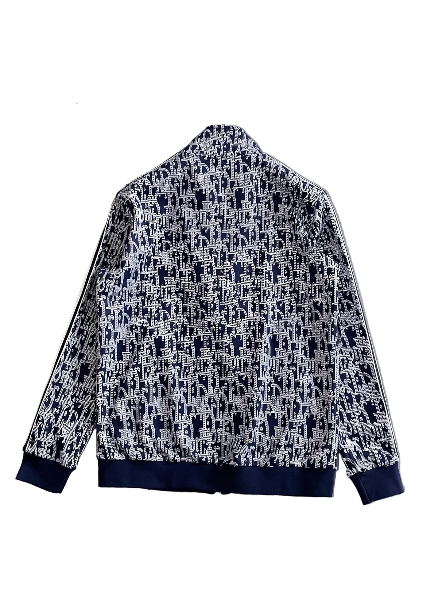 Oblique Jacquard Zip-Up Tracksuit Set