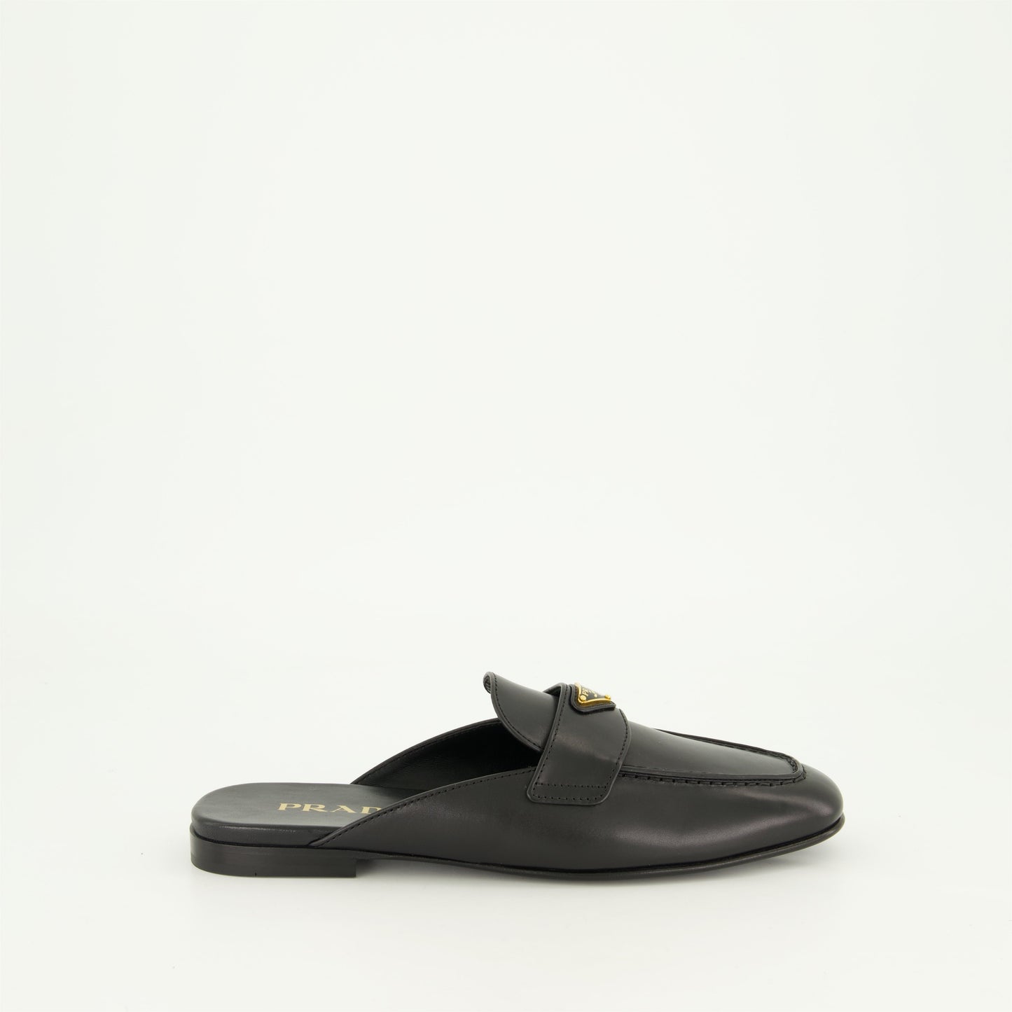 Leather Loafer Mules