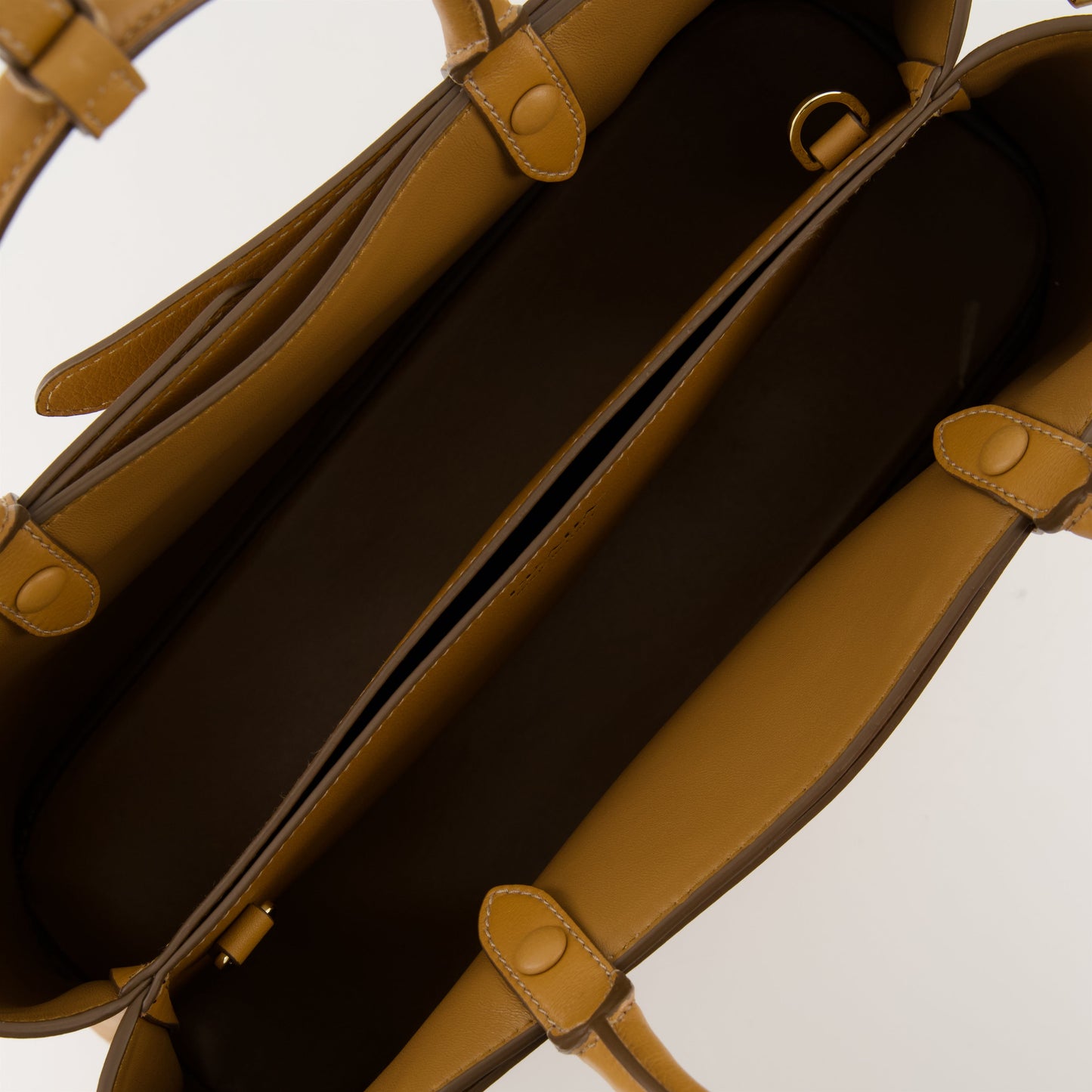 Leather Buckle Bag (Tan)