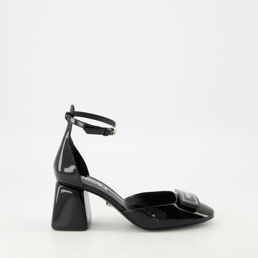 Ankle-Strap Block Heel Sandals