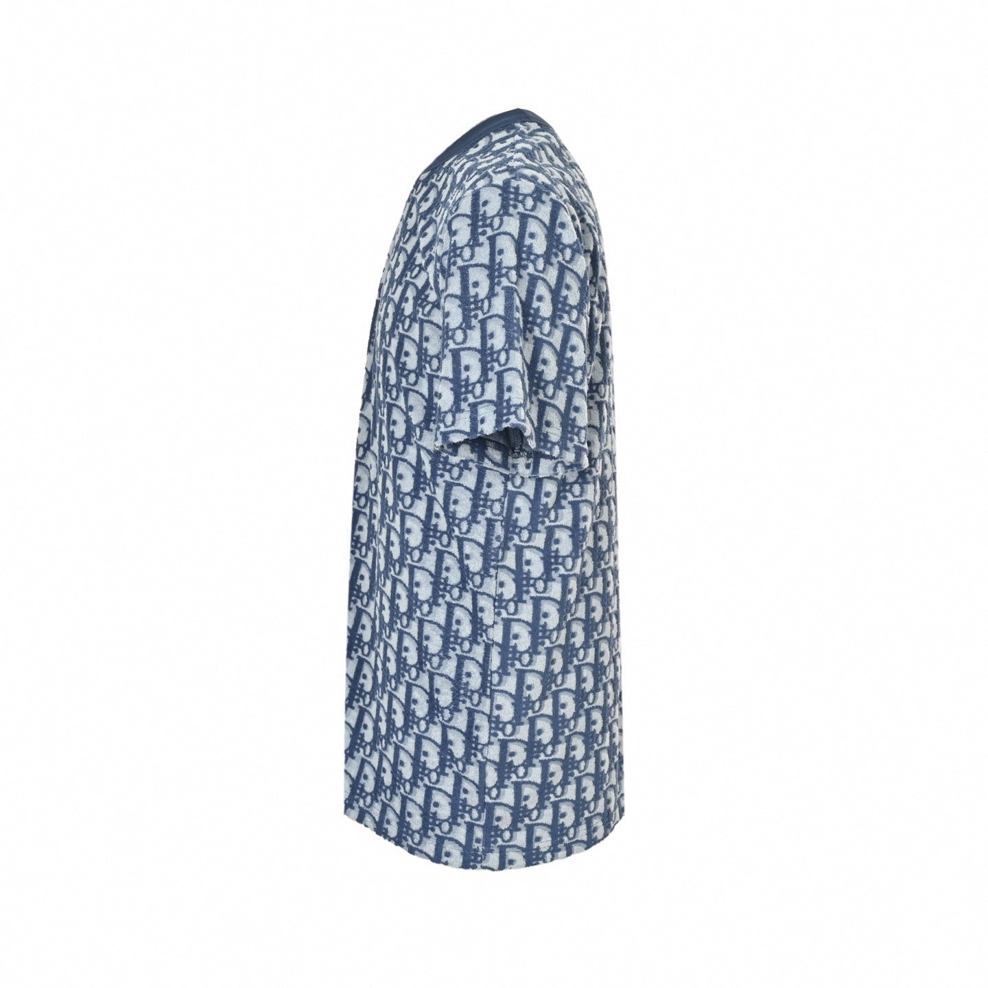Oblique Monogram Toweling T-Shirt | Blue