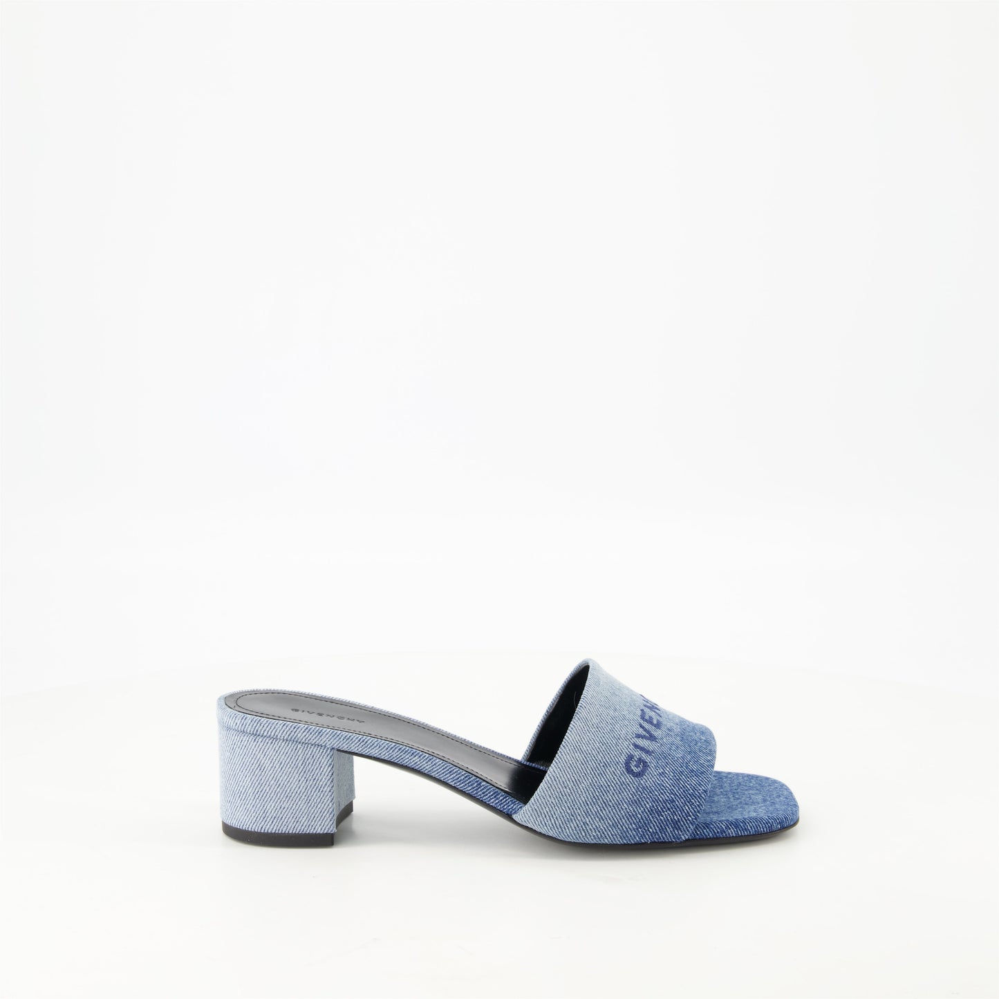 Denim Mule Sandals
