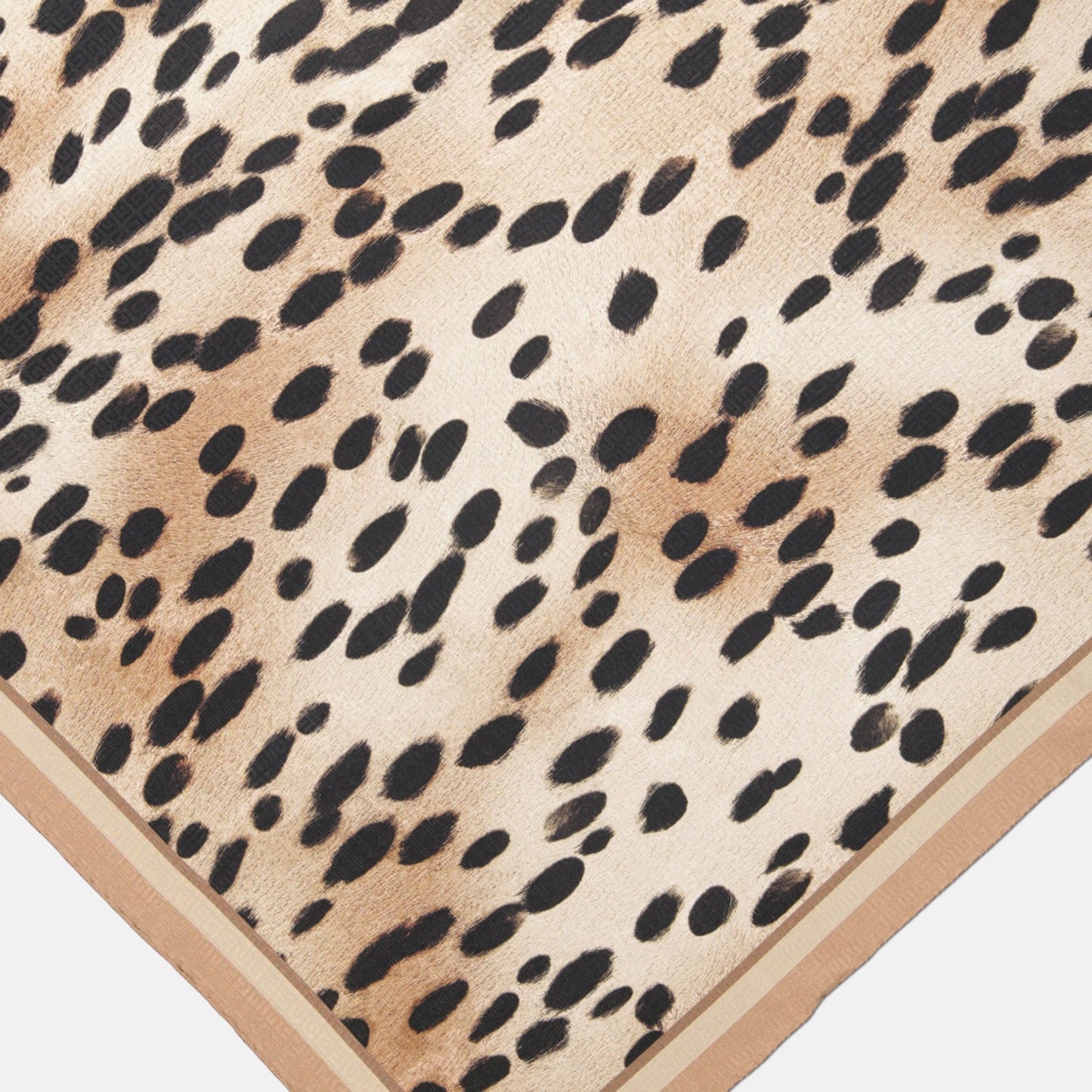 Animal Print Scarf – Beige