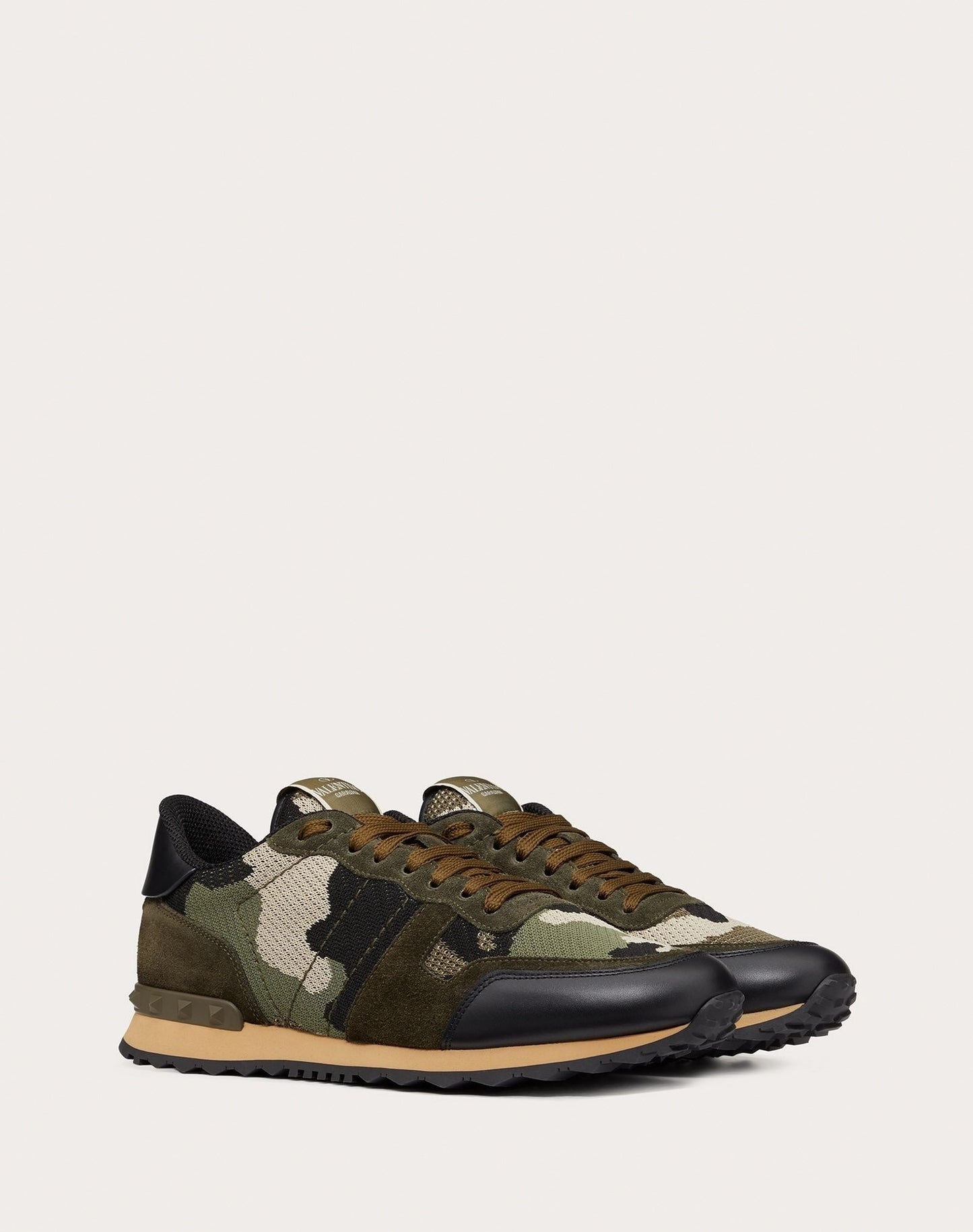 Mesh Fabric Camouflage Rockrunner Sneaker