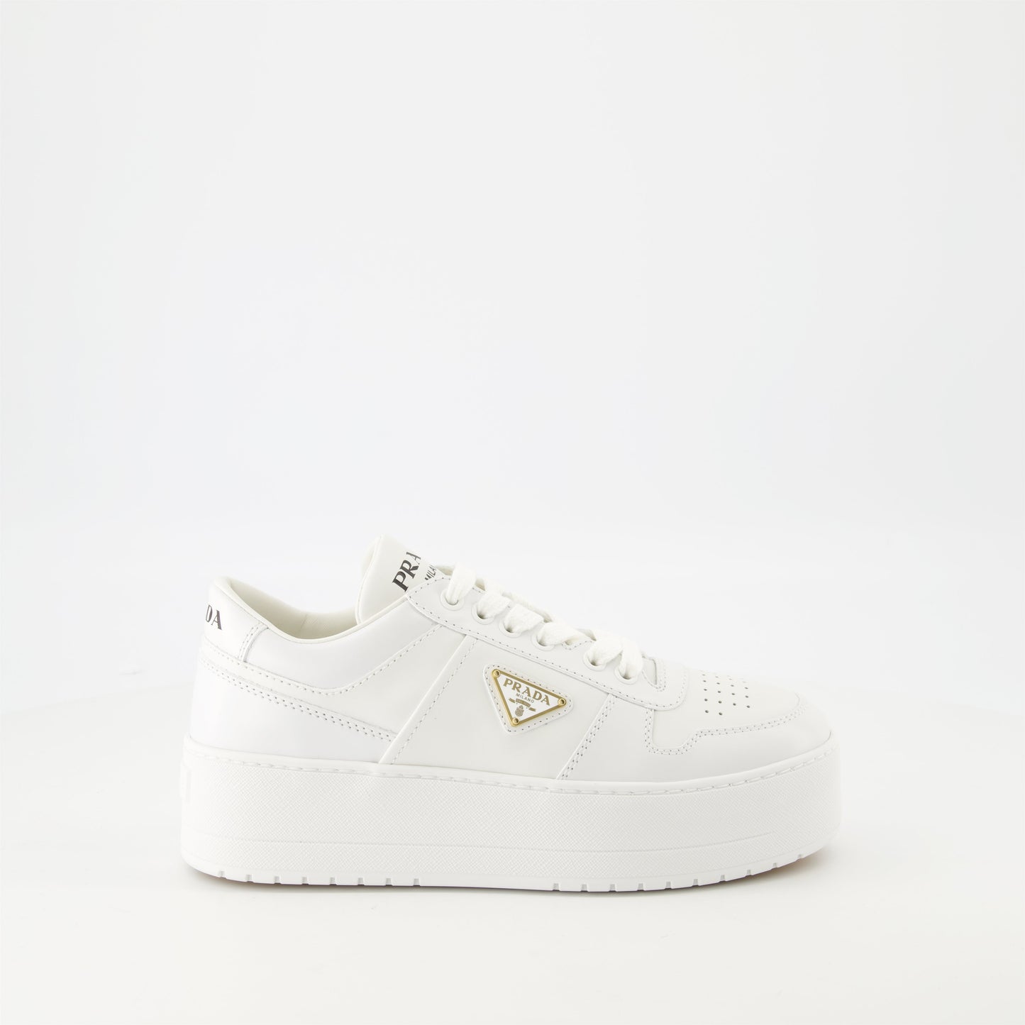 All-White Platform Sneakers