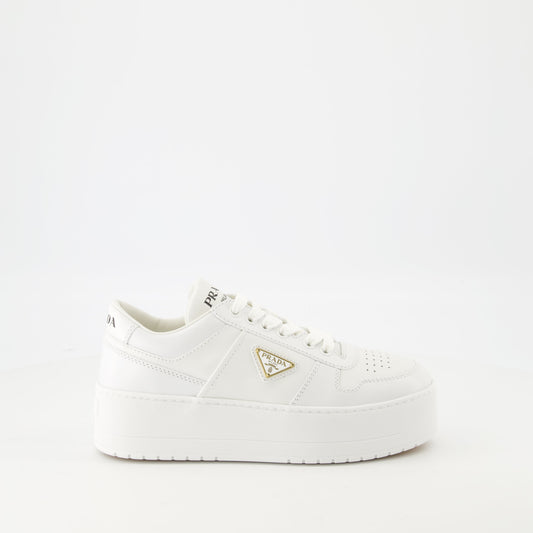 All-White Platform Sneakers