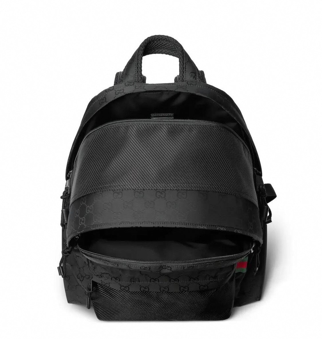 Black Nylon Backpack