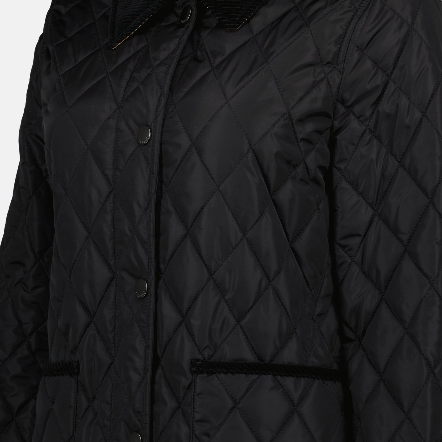Quilted Jacket-Black