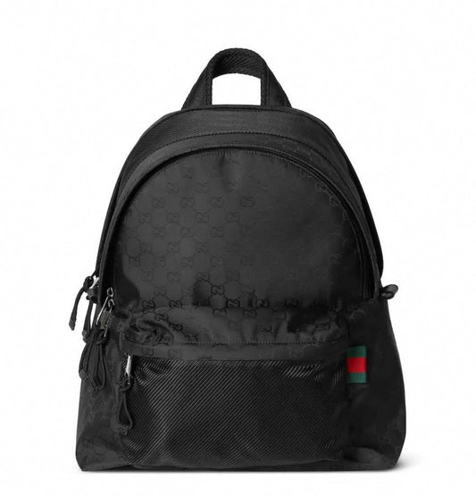 Black Nylon Backpack