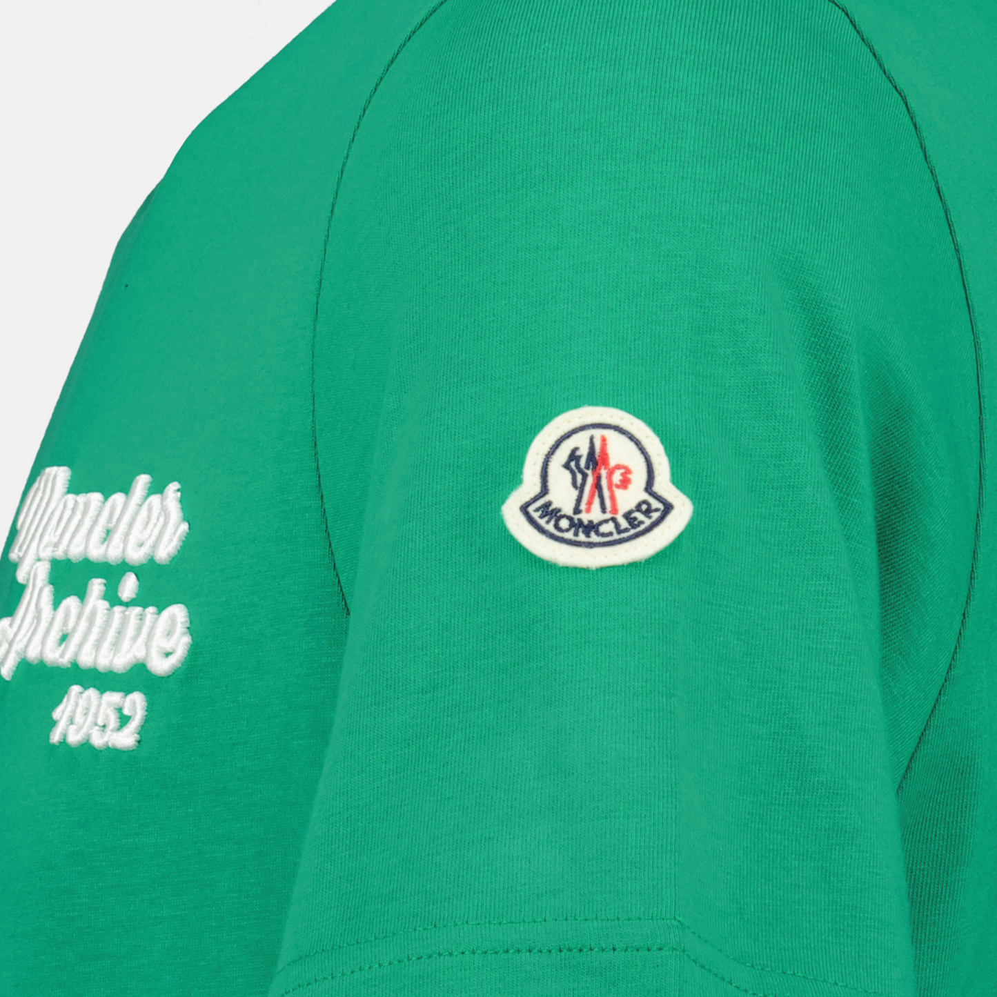Green Embroidered Logo T-Shirt