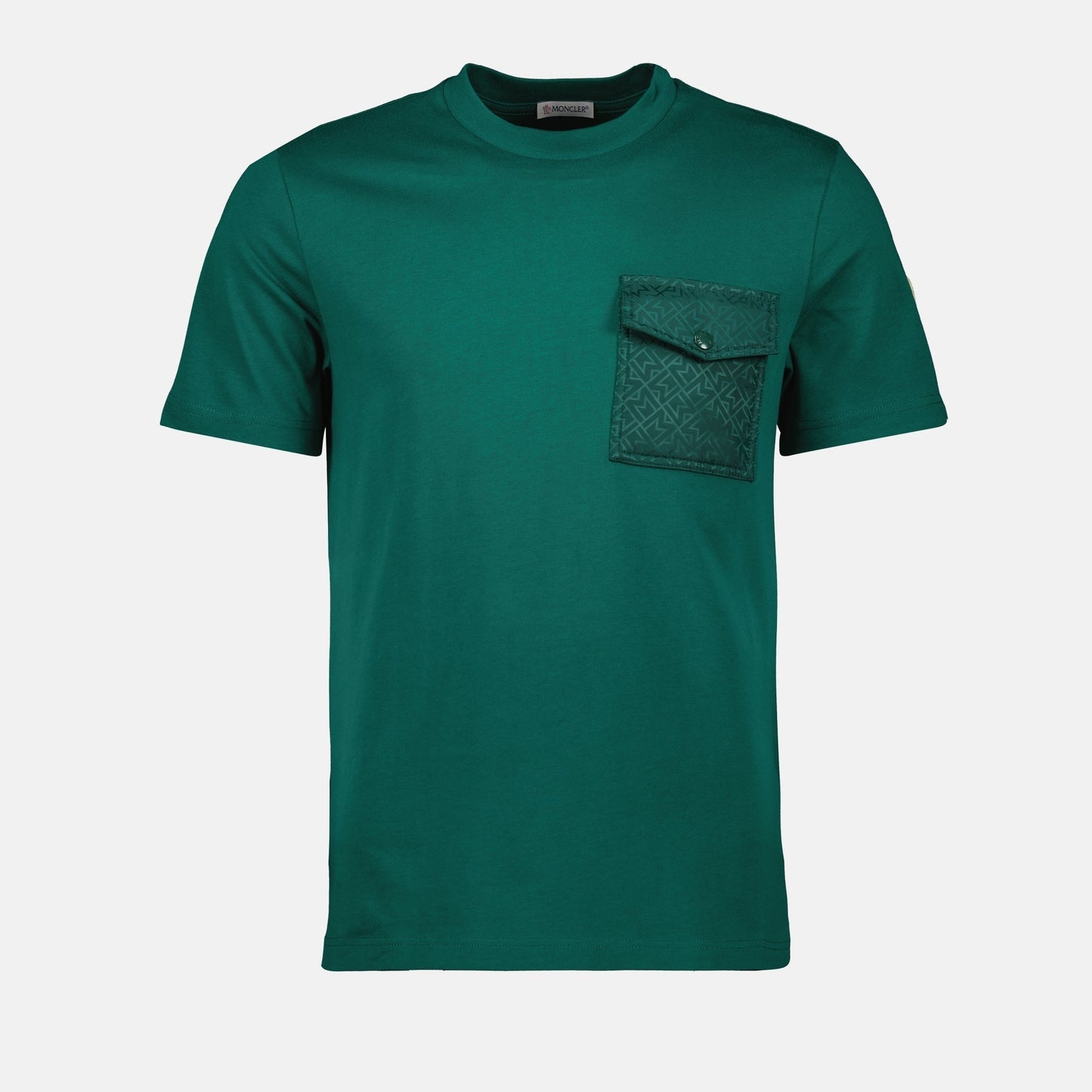 Green Monogram Pocket T-Shirt