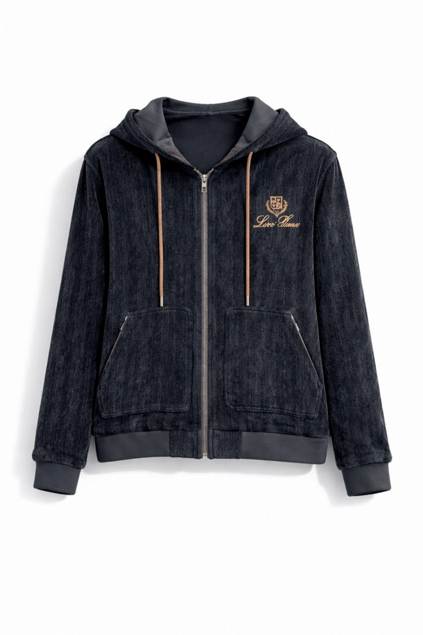 Midnight Heritage Zip Hoodie & Jogger Set