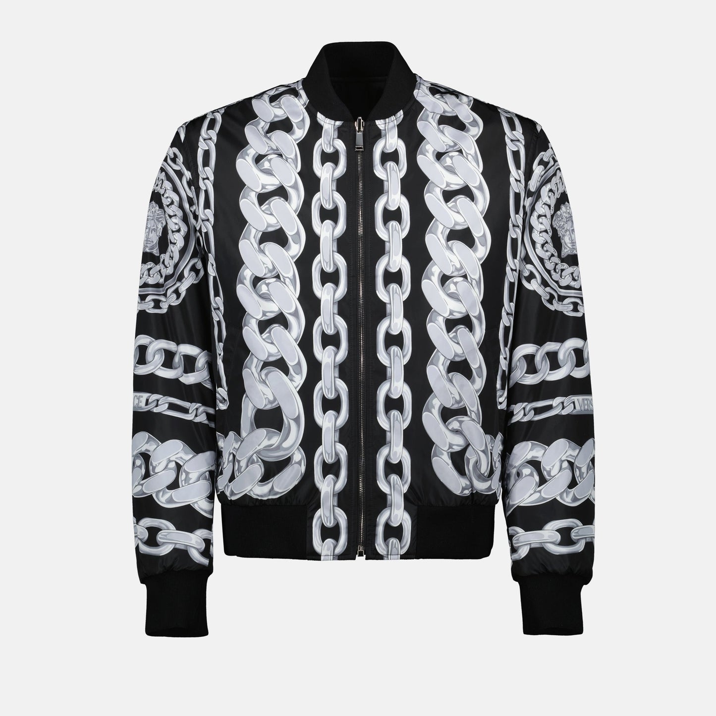 Reversible bomber jacket