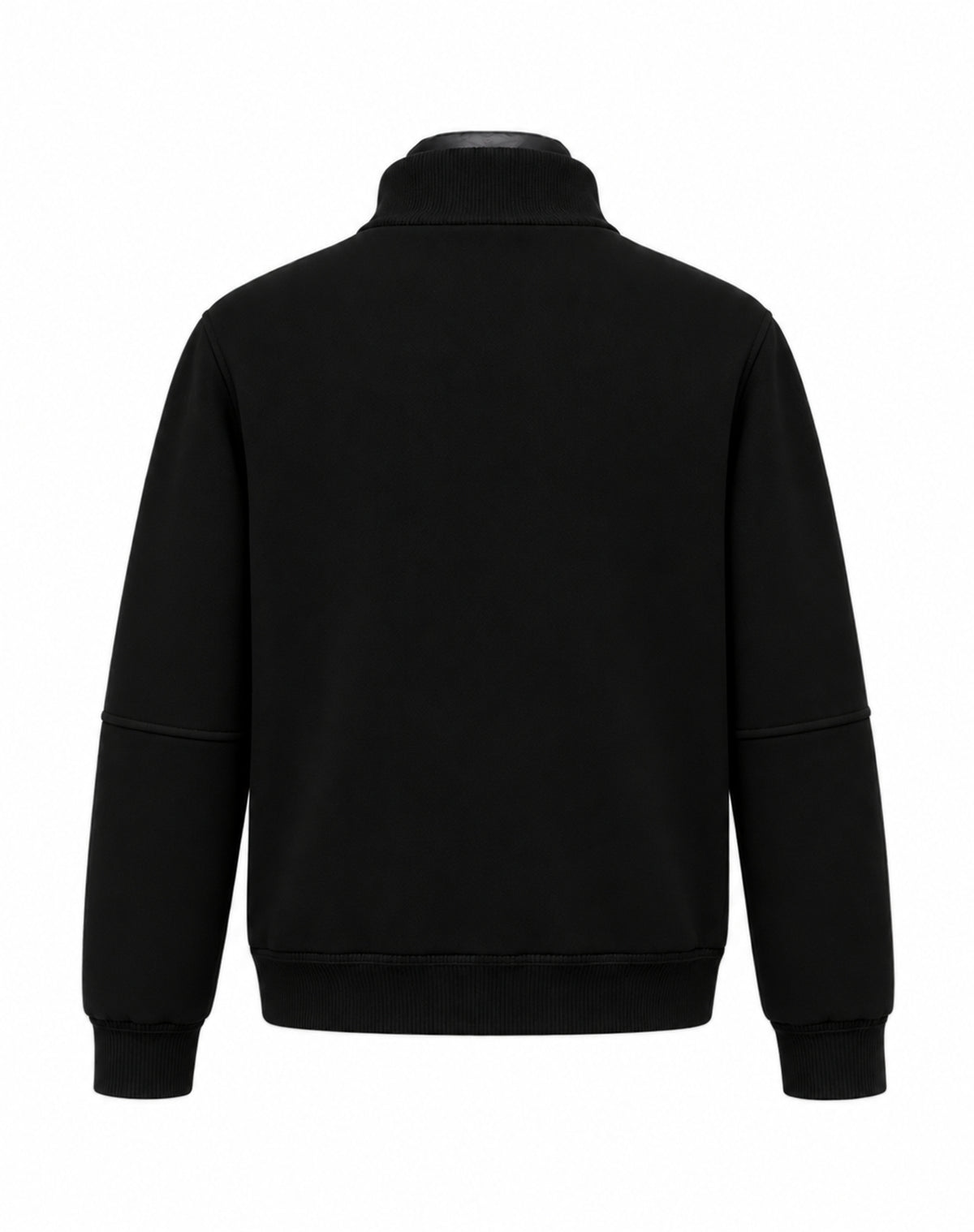 Padded-Layer Zip Cardigan