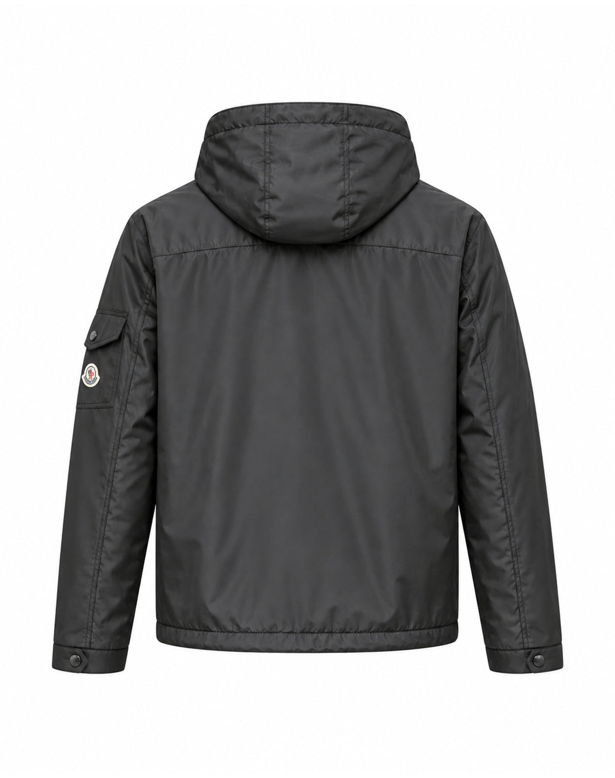 Sleeve-Pocket Hooded Jacket – Black & Olive