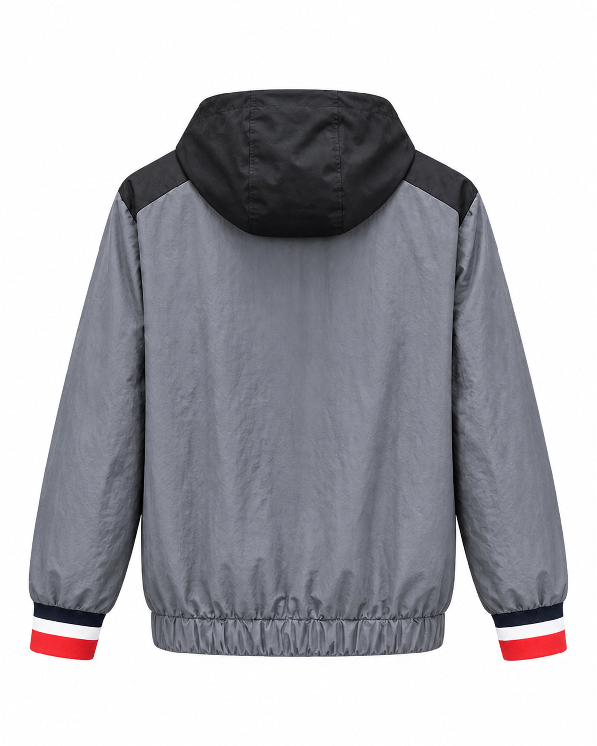 Colour-Block Hooded Jacket