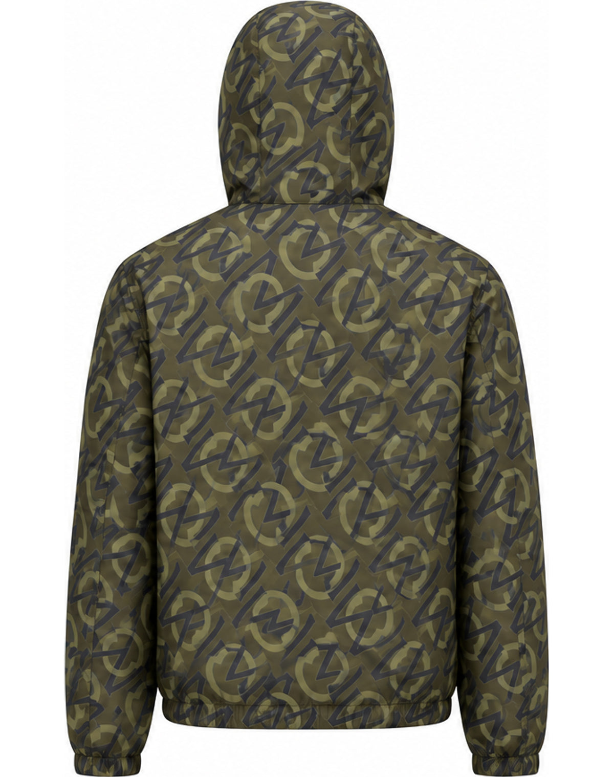 Cretes Reversible Hooded Jacket – Olive