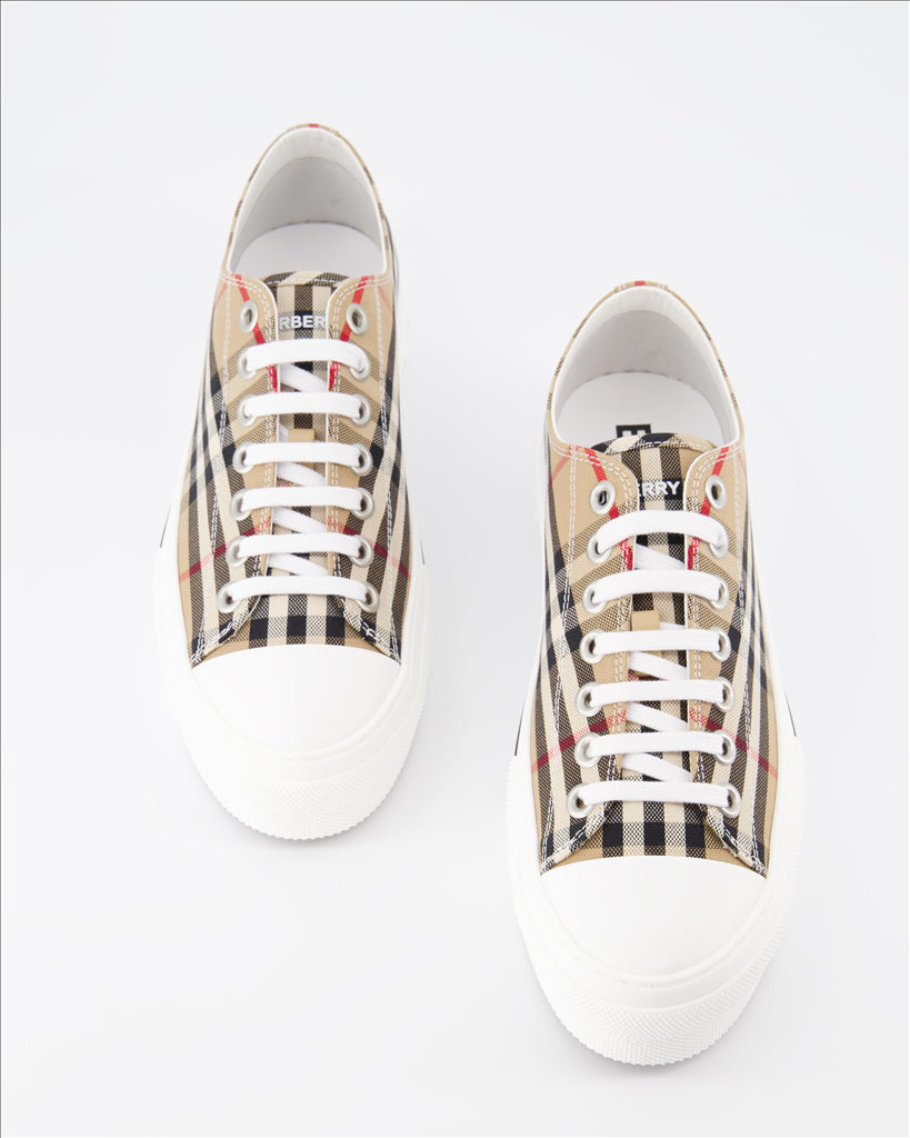 Checked sneakers