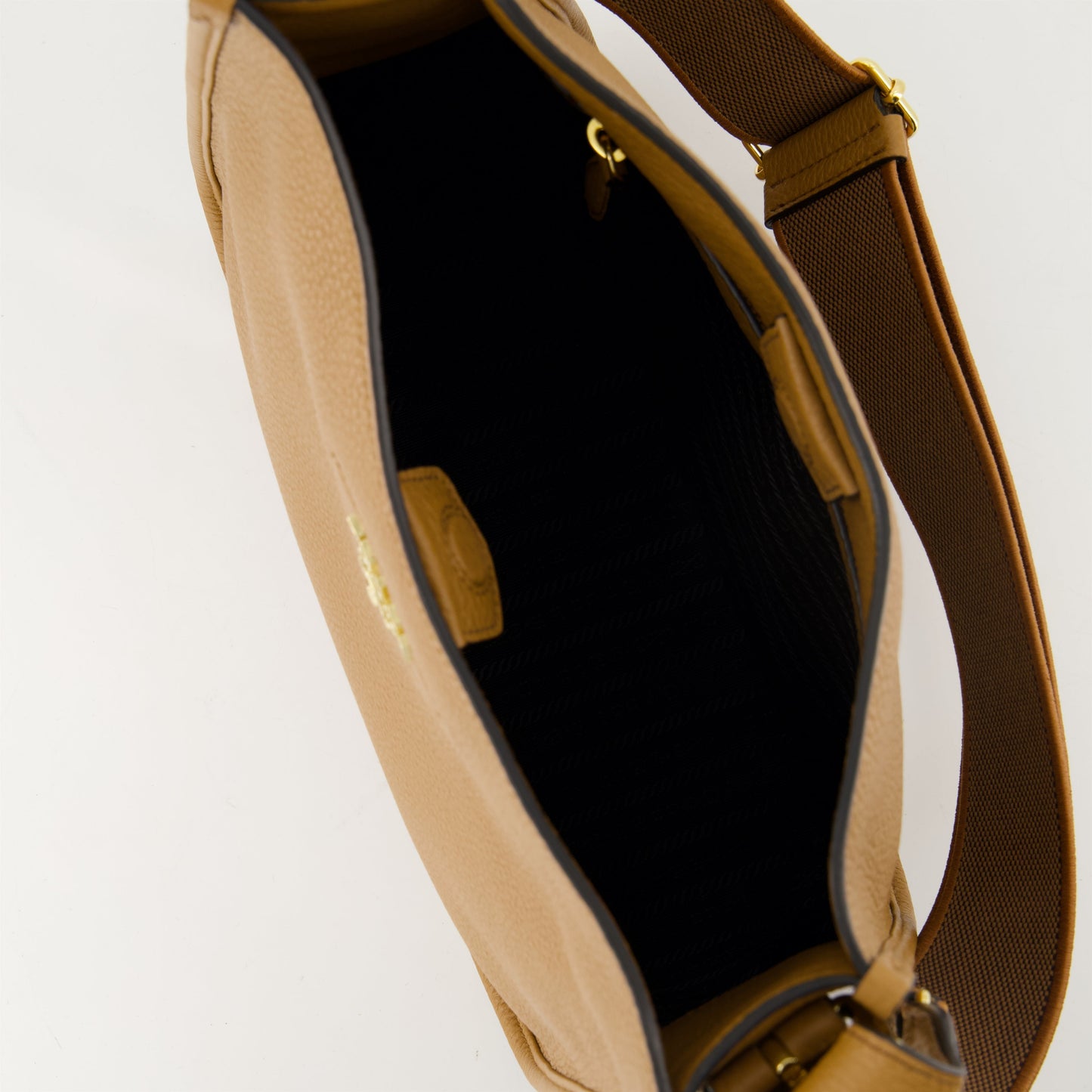 Leather Shoulder Bag (Tan)