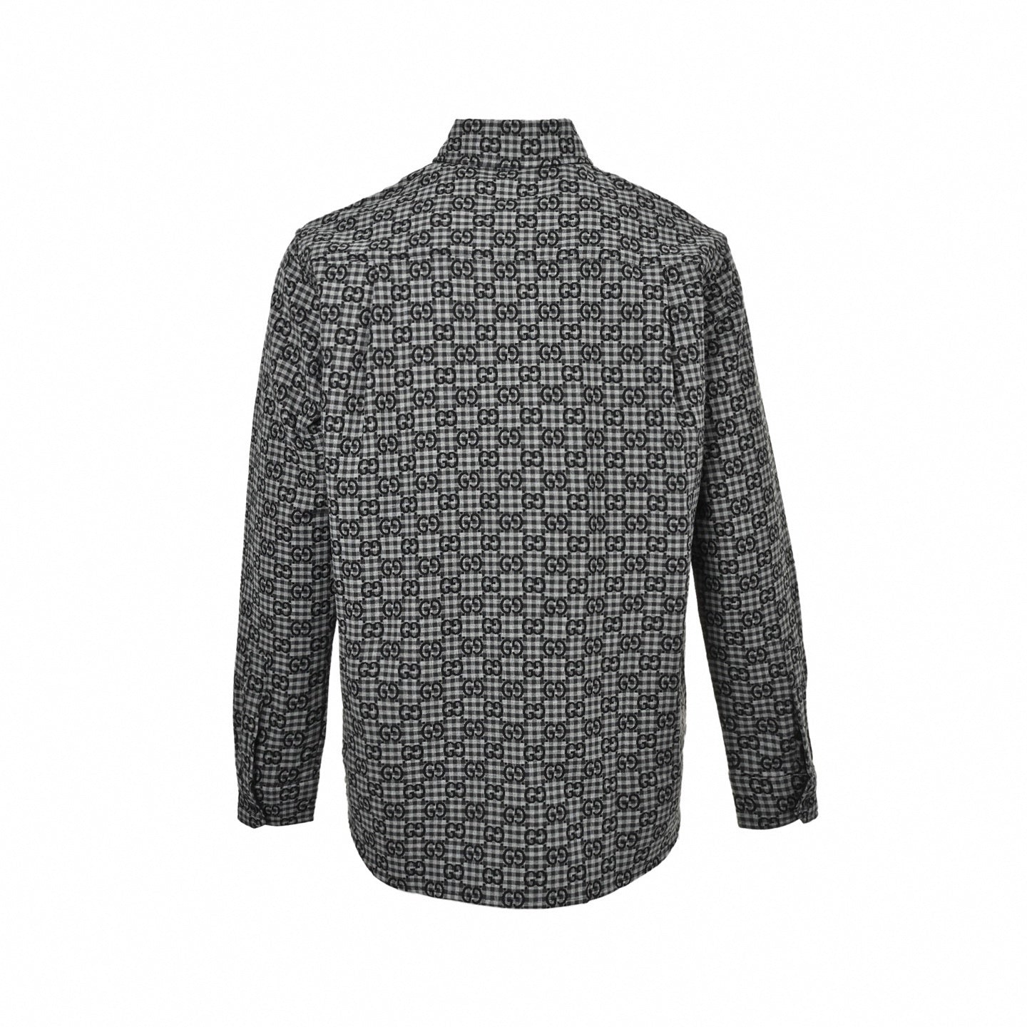 GG Gingham Check Flannel Shirt