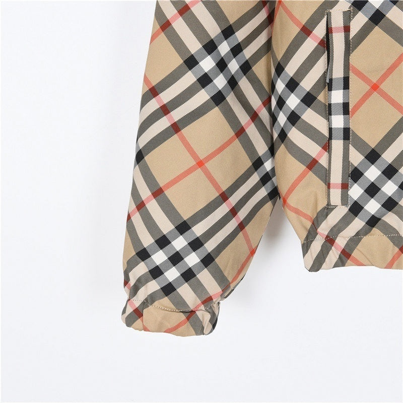 Reversible Vintage Check Hooded Jacket