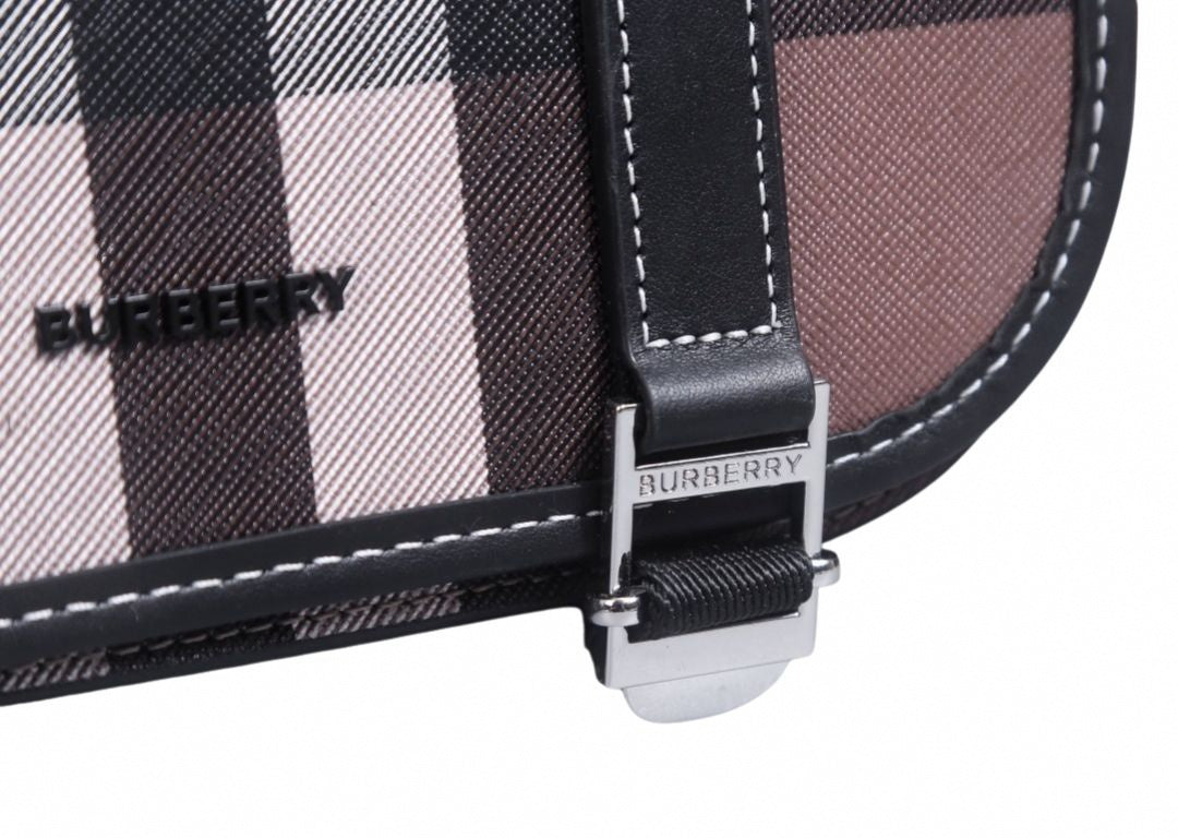 Check Crossbody Messenger Bag