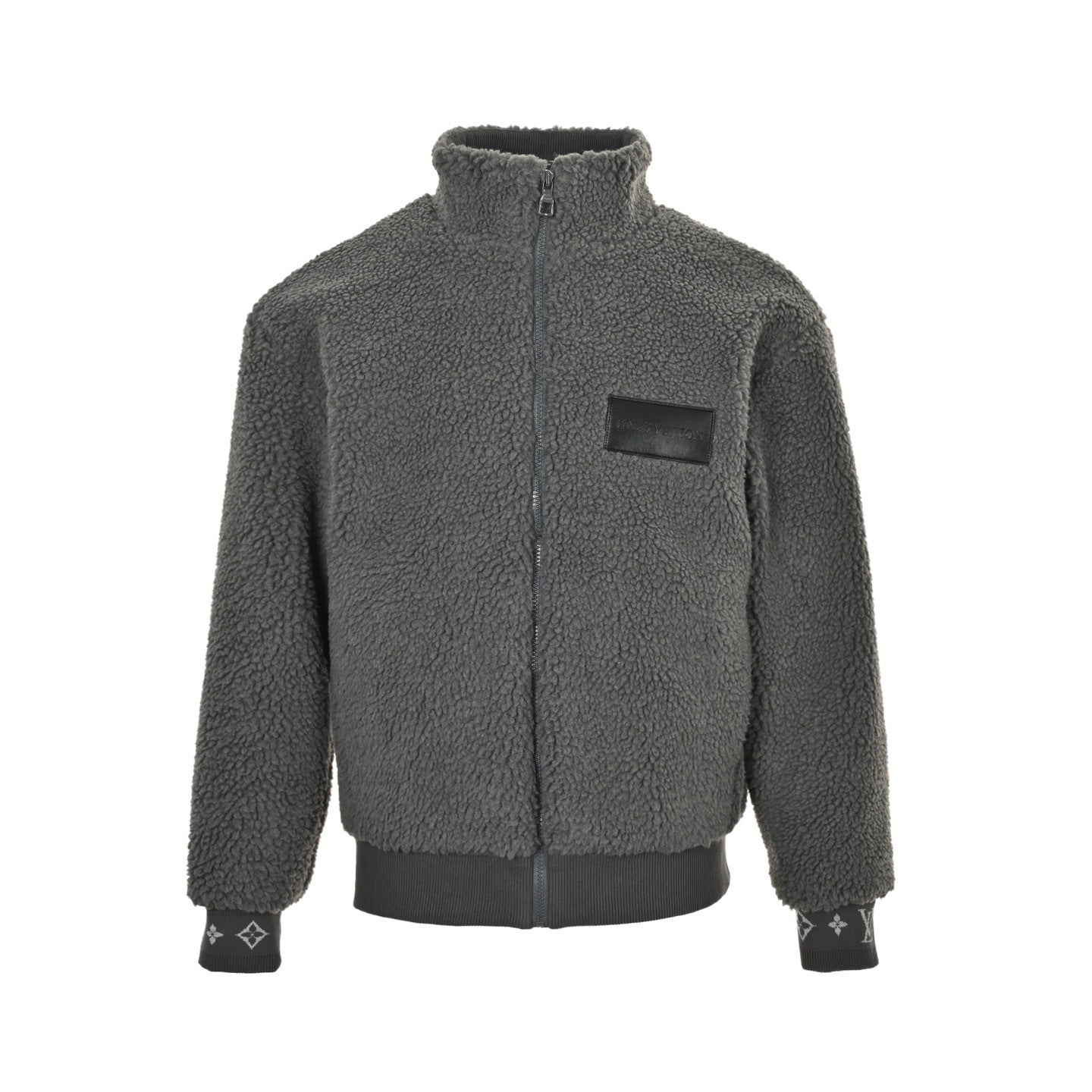 Teddy Fleece Stand-Collar Jacket